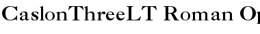 Download Caslon 3 LT Roman Font Title Preview