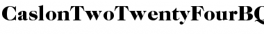 Download Caslon Two TwentyFour BQ Regular Font Title Preview