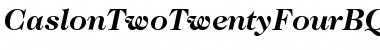 Download Caslon Two TwentyFour BQ Regular Font Title Preview