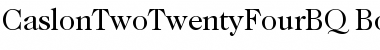 Download Caslon Two TwentyFour BQ Regular Font Title Preview