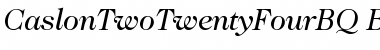 Download Caslon Two TwentyFour BQ Regular Font Title Preview