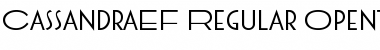 Download CassandraEF Regular Font Title Preview