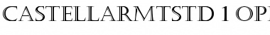 Download Castellar MT Std Regular Font Title Preview