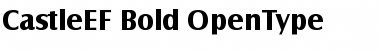 Download CastleEF Bold Font Title Preview