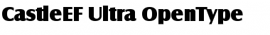 Download CastleEF Ultra Font Title Preview