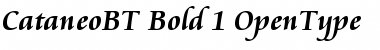 Download Cataneo Bold Font Title Preview