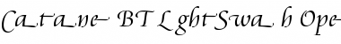 Download Cataneo Light Swash Font Title Preview
