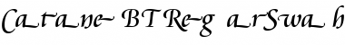 Download Cataneo Swash Font Title Preview