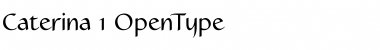 Download Caterina Regular Font Title Preview
