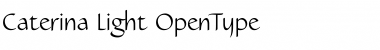 Download Caterina Light Regular Font Title Preview