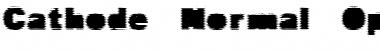 Download Cathode Normal Font Title Preview