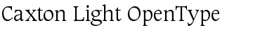 Download Caxton Light Font Title Preview