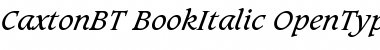 Download Caxton Book Italic Font Title Preview