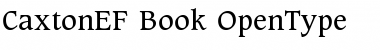 Download CaxtonEF Book Font Title Preview