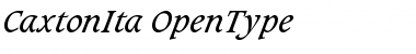 Download Caxton Ita Font Title Preview