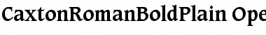 Download Caxton Roman Bold Plain Font Title Preview