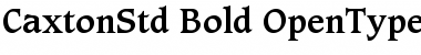 Download Caxton Std Bold Font Title Preview
