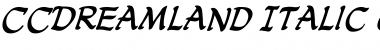 Download CCDreamland Regular Font Title Preview