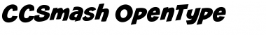 Download CCSmash Regular Font Title Preview