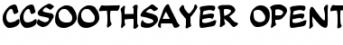 Download CCSoothsayer Regular Font Title Preview