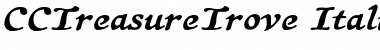 Download CCTreasureTrove Italic Font Title Preview