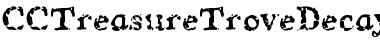 Download CCTreasureTroveDecayed Regular Font Title Preview
