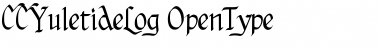 Download CCYuletideLog Regular Font Title Preview