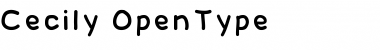 Download Cecily Regular Font Title Preview