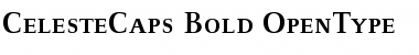 Download CelesteCaps Bold Font Title Preview