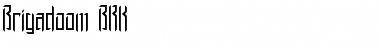 Download Brigadoom BRK Normal Font Title Preview