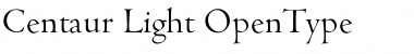 Download Centaur Light Font Title Preview