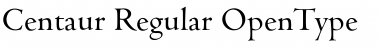 Download Centaur Regular Font
