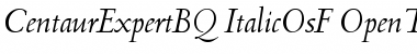 Download Centaur Expert BQ Regular Font Title Preview