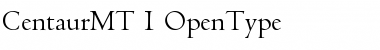 Download Centaur MT Regular Font Title Preview
