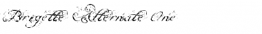 Download Brigette Alternate One Alternate One Font Title Preview