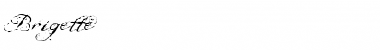 Download Brigette Regular Font Title Preview