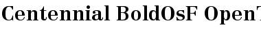 Download Centennial 75 Bold OsF Font