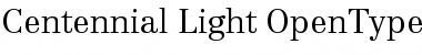 Download Centennial Regular Font Title Preview