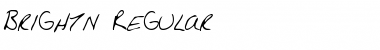 Download Brightn Regular Font Title Preview