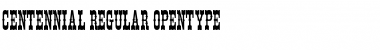 Download Centennial Regular Font Title Preview