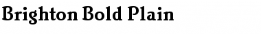 Download Brighton Bold Regular Font Title Preview