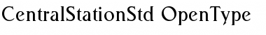 Download Central Station Std Regular Font Title Preview