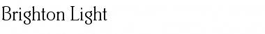 Download Brighton Light Font Title Preview