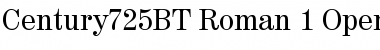 Download Century 725 Regular Font Title Preview