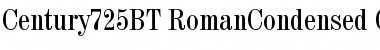 Download Century 725 Condensed Font Title Preview