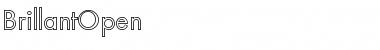 Download BrillantOpen Regular Font Title Preview