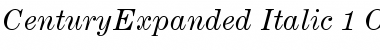 Download CenturyExpanded Regular Font Title Preview