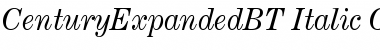 Download Century Expanded Italic Font Title Preview