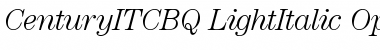 Download Century ITC BQ Regular Font Title Preview
