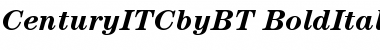 Download ITC Century Bold Italic Font Title Preview